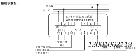 利达华信广播输出模块LD6804EN资料联系方式